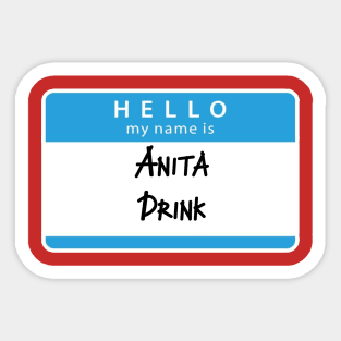 Anita Drink Sticker